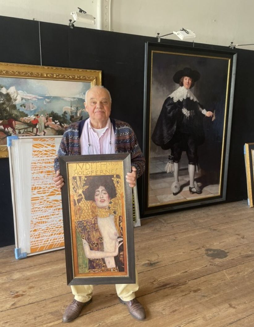 Gustav Klimt replica by Geert Jan Jansen