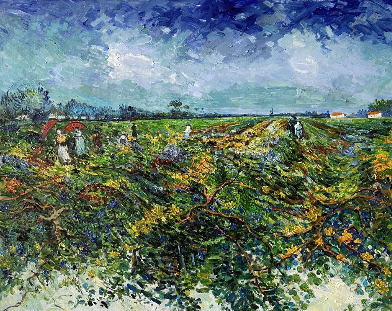 The Green Vineyard Van Gogh