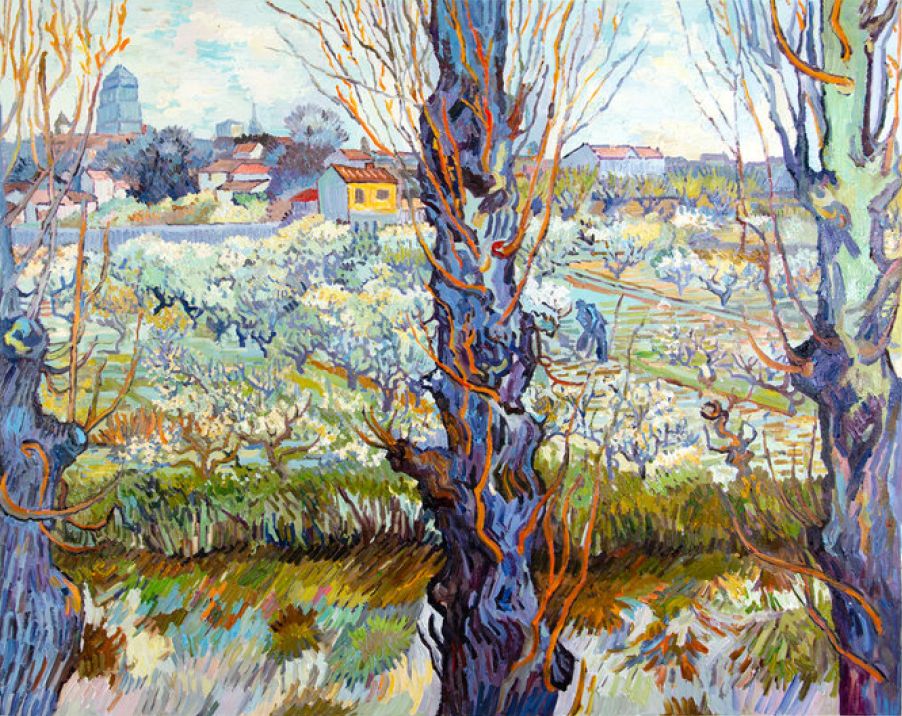 Has Van Gogh ever painted poplars?