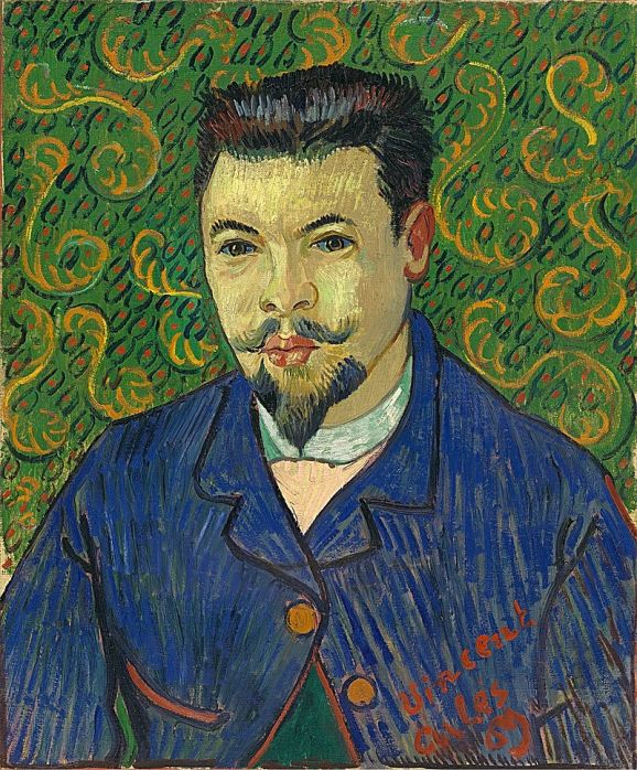 How long did Van Gogh stay in the hospital in Arles?