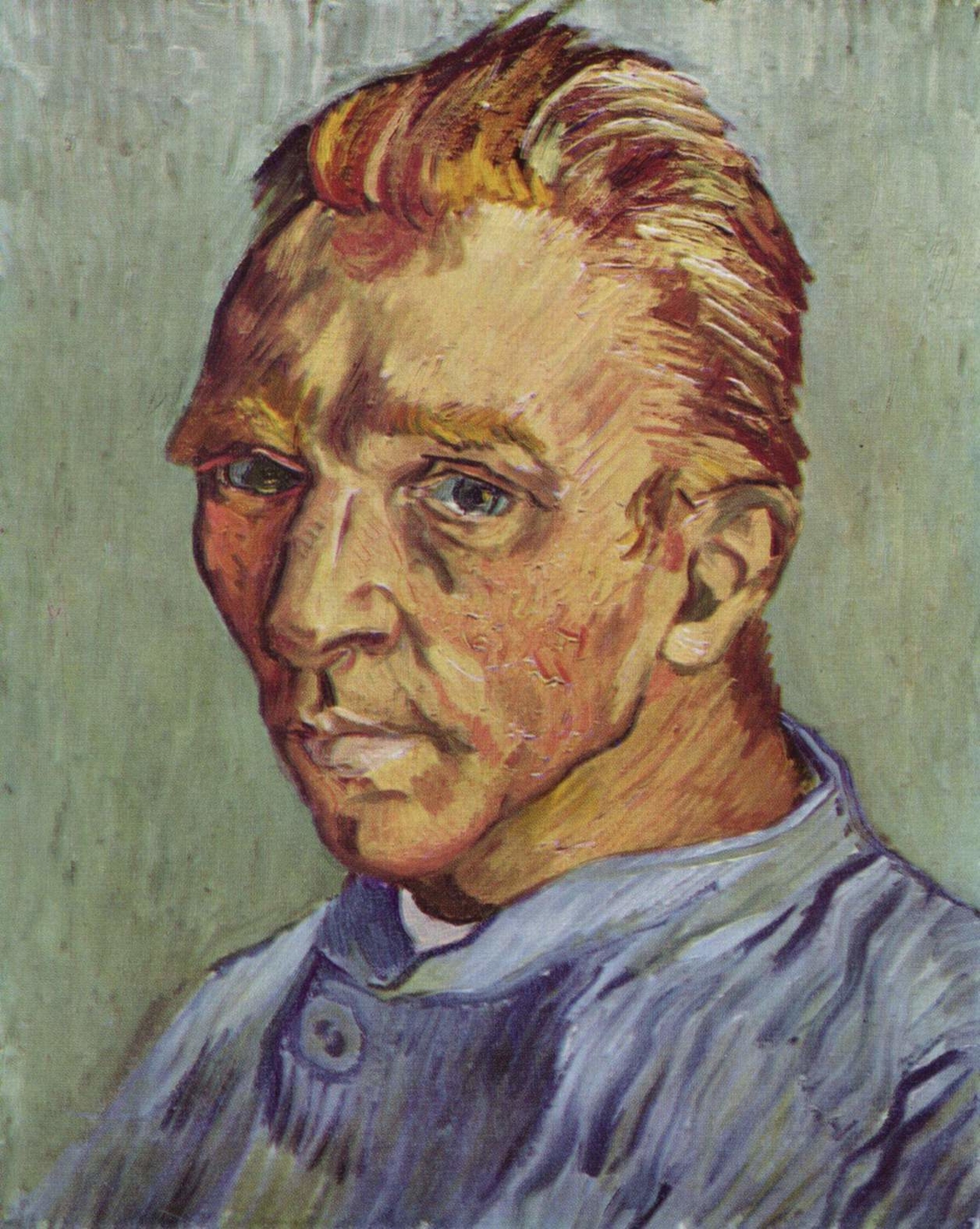 How many paintings did Van Gogh paint in asylum?