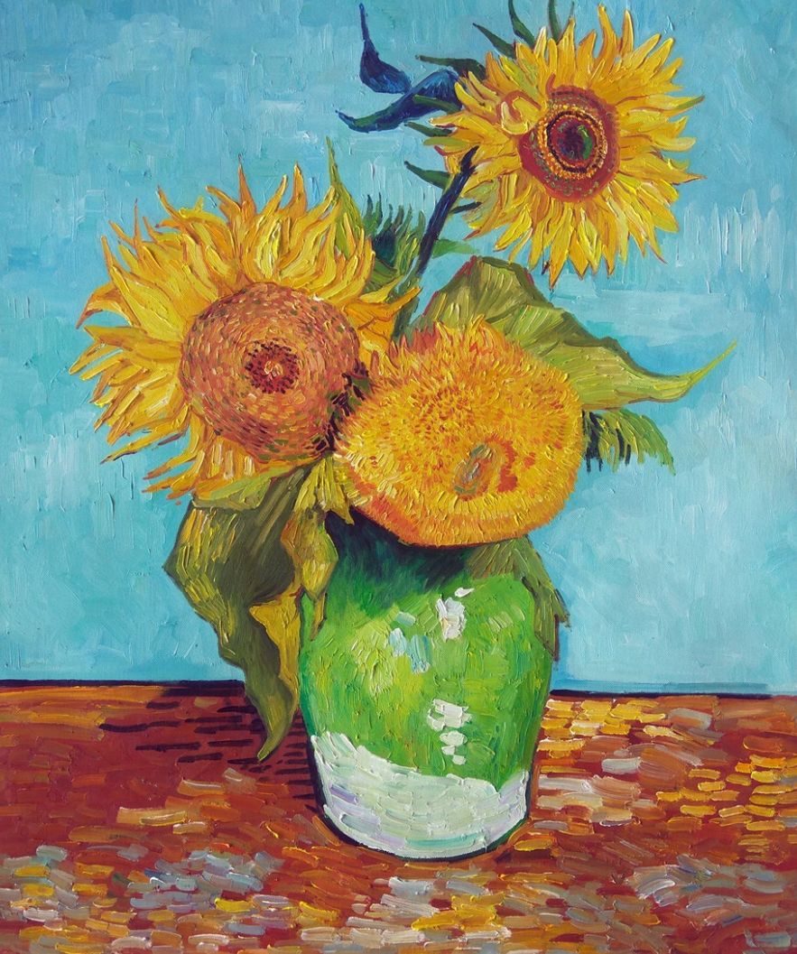 Hoeveel zonnebloemen schilderde Vincent van Gogh?