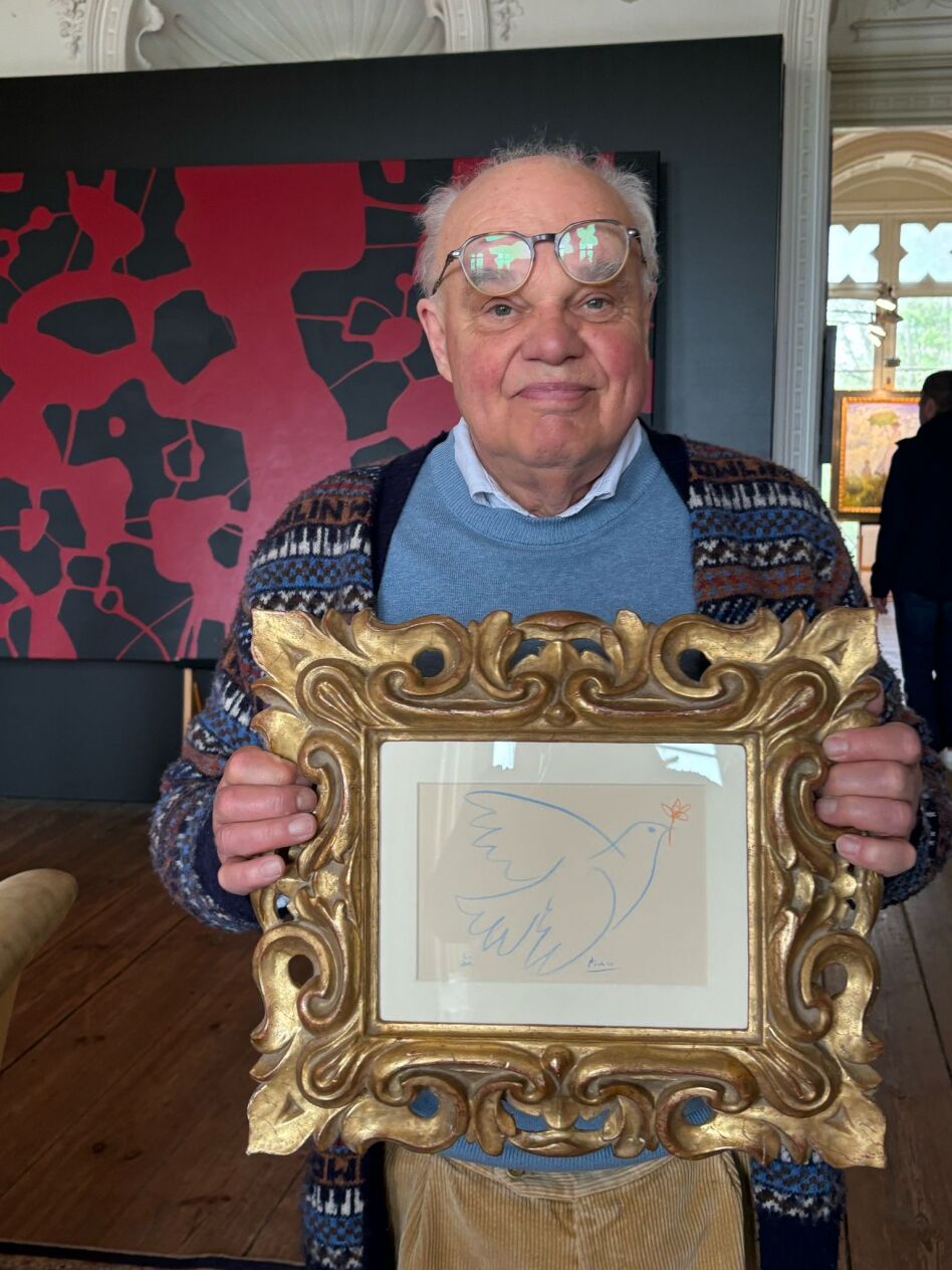 In the style of Pablo Picasso by Geert Jan Jansen, drawn on paper