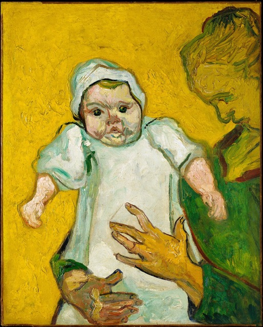 Madame Roulin and Her Baby Van Gogh reproduction, hand-painted in oil on canvas