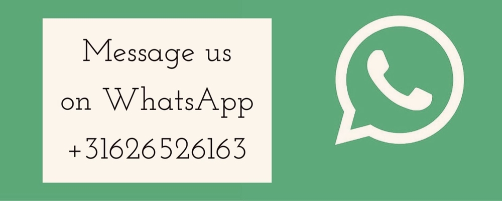 Stuur ons een berichtje via whatsapp