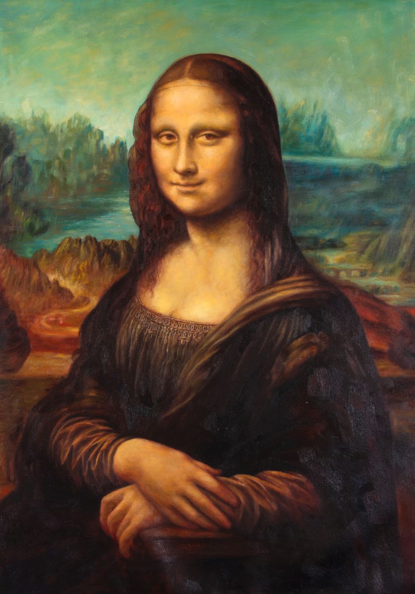 Mona Lisa Leonardo da Vinci reproductie