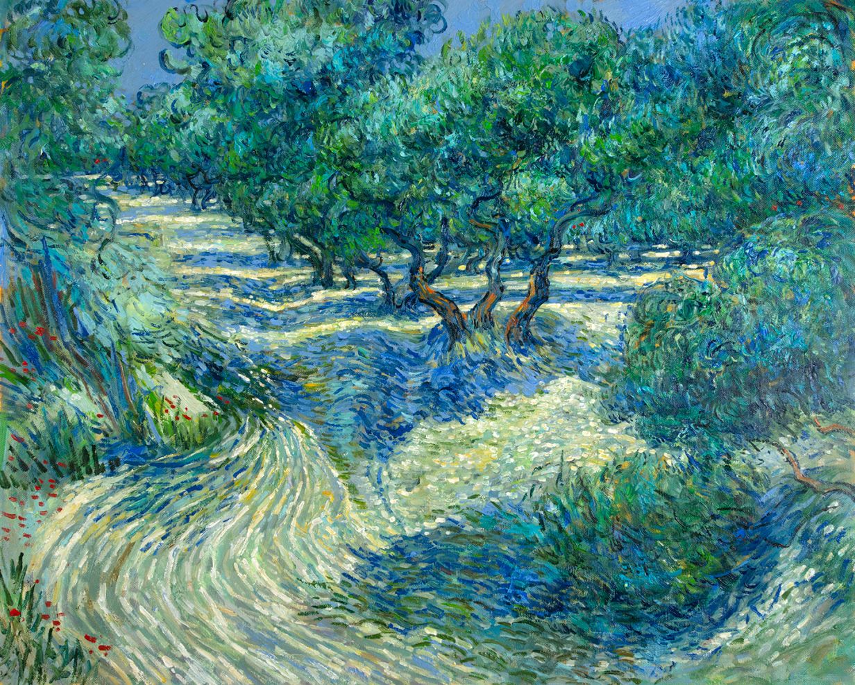Olive Orchard Nelson Atkins Museum Van Gogh reproduction