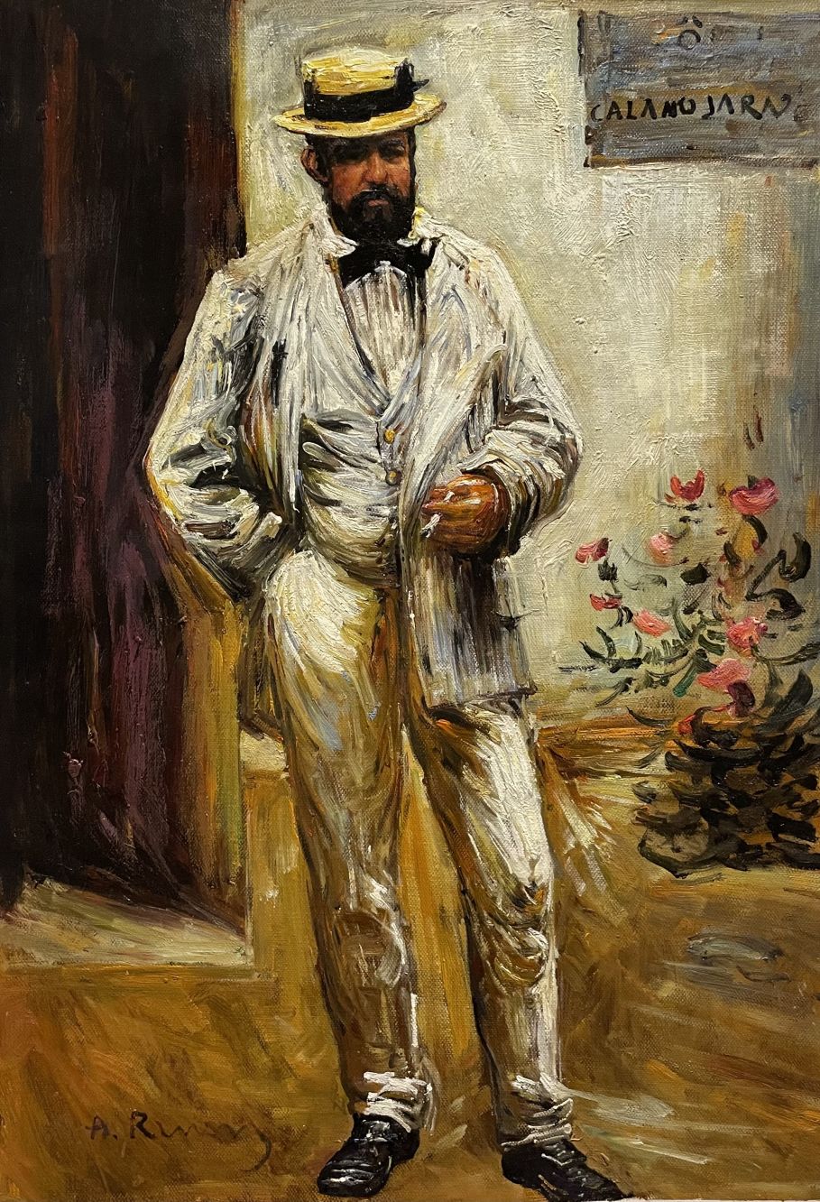 Portret van Charles Le Cœur door Renoir reproductie