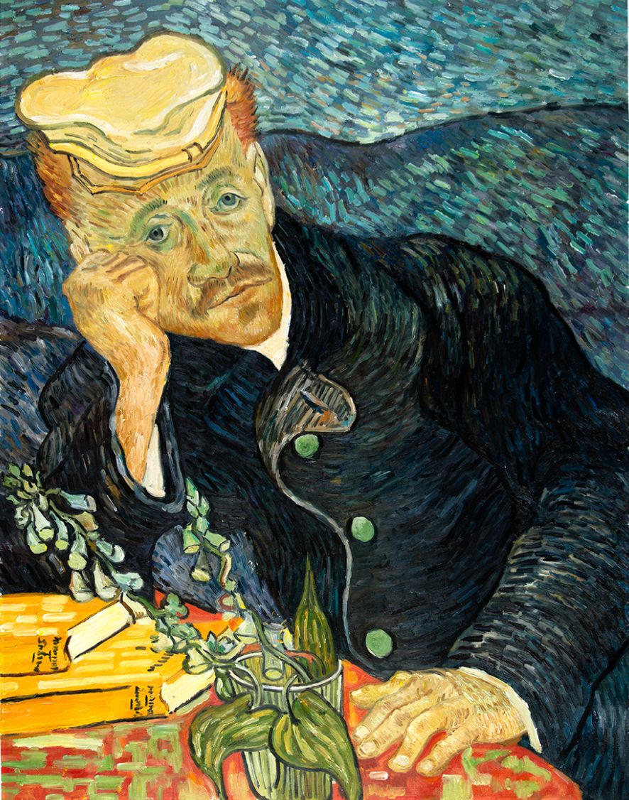 Portret van Dr. Gachet Van Gogh reproductie