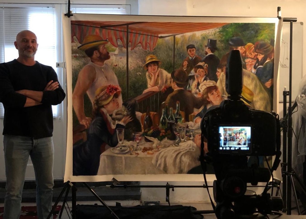 Luncheon of the Boating Party Renoir reproduction