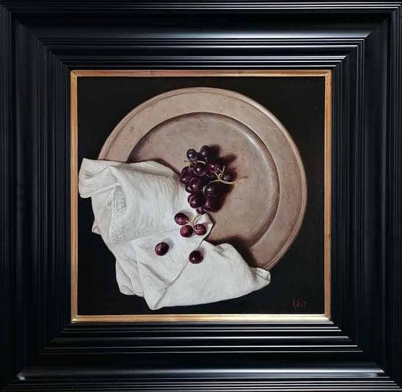 Still Life with Grapes by Nard Kwast