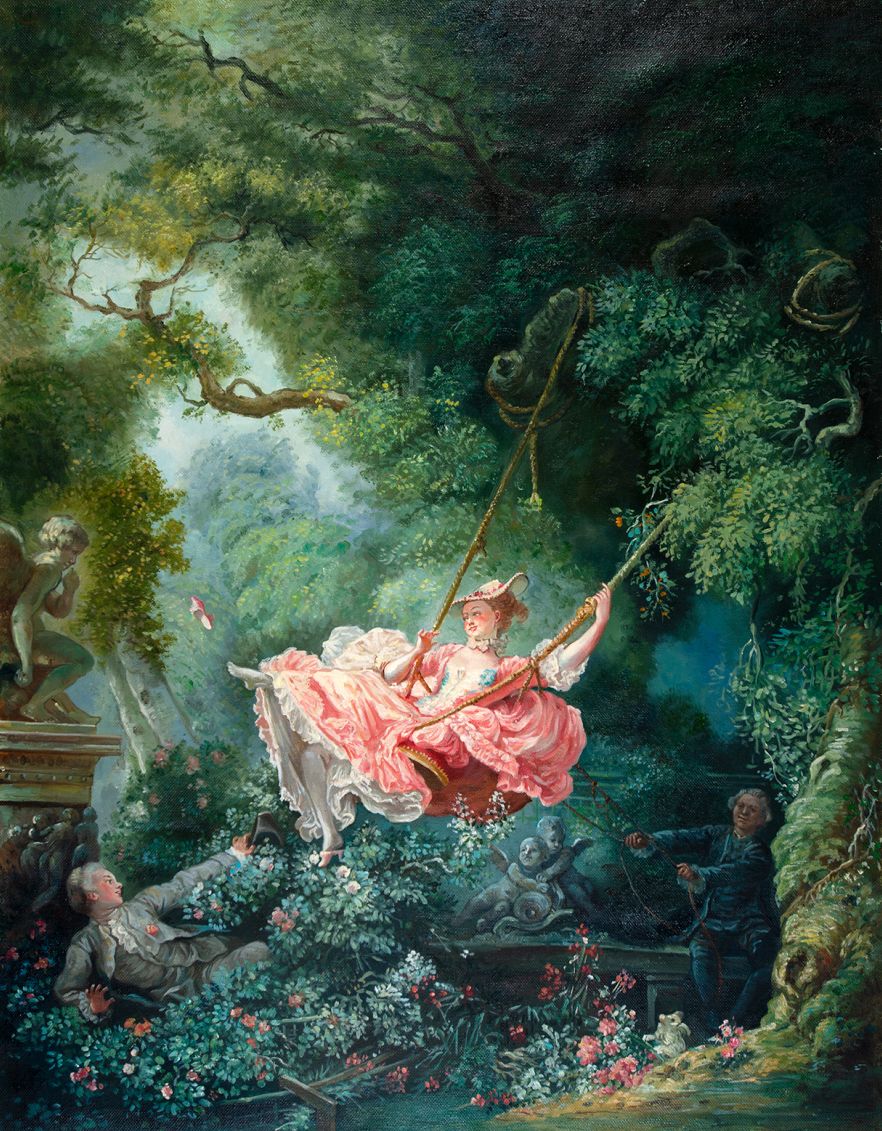 De Schommel Fragonard reproductie