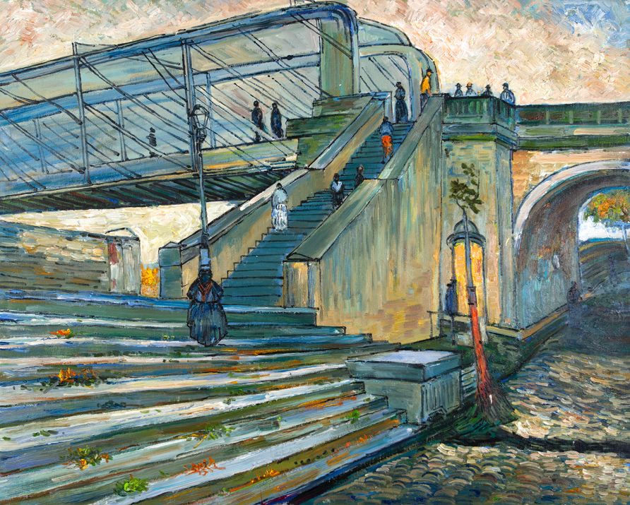 De Trinquetaille Brug Van Gogh reproductie