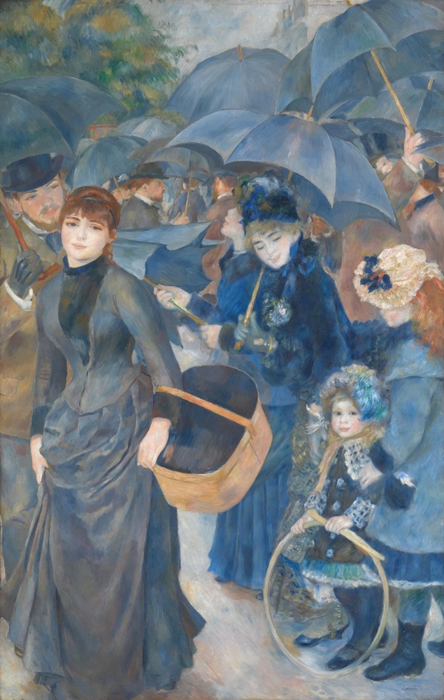 Umbrellas Renoir reproduction