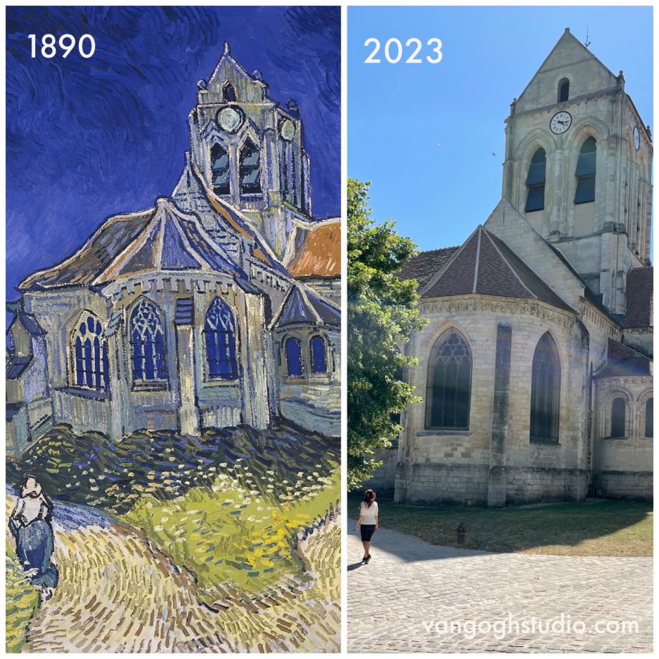 Where is Van Gogh's Church at Auvers in Auvers-sûr-Oise