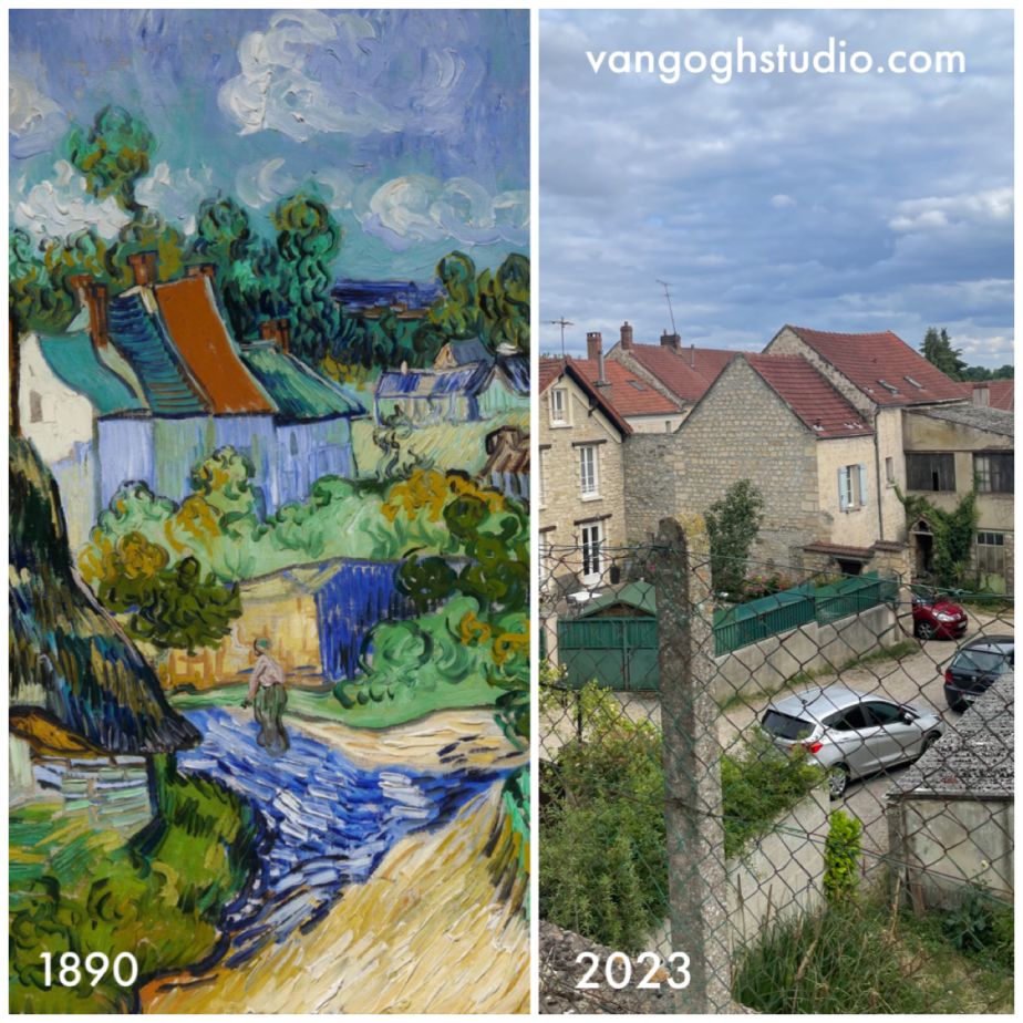 Where is Van Gogh's Houses at Auvers in Auvers-sûr-Oise