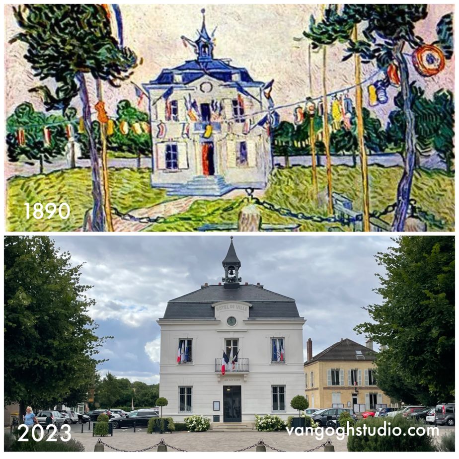 Where is Van Gogh's Town Hall in Auvers-sûr-Oise