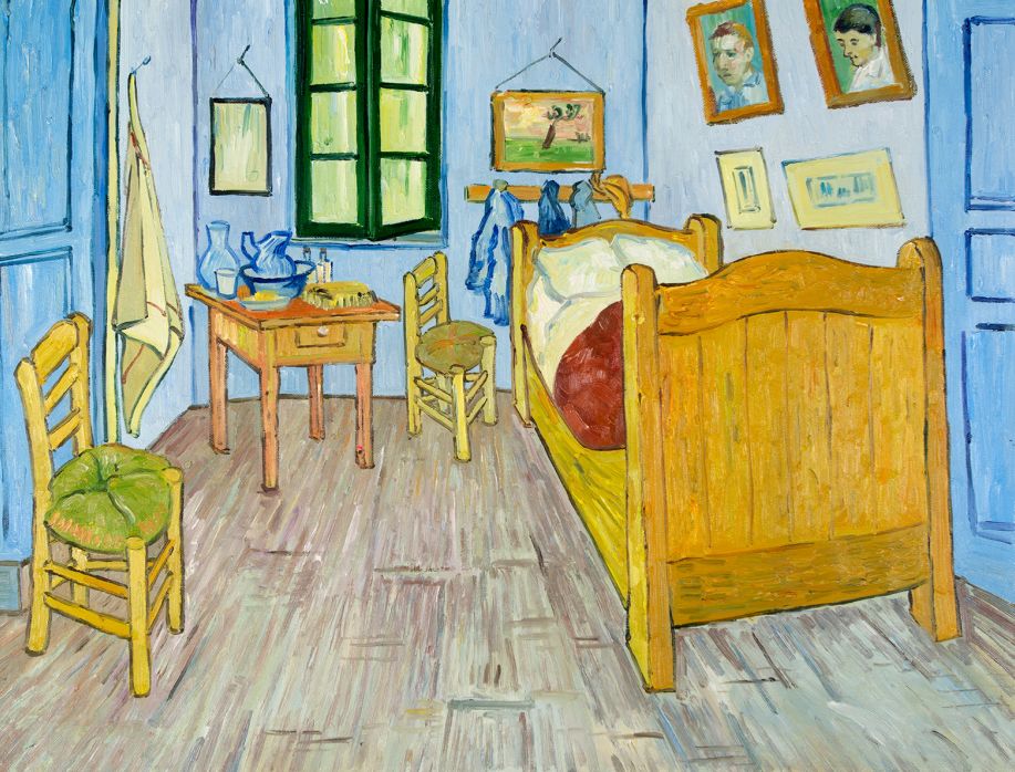 De Slaapkamer Musee d'Orsay Van Gogh reproductie