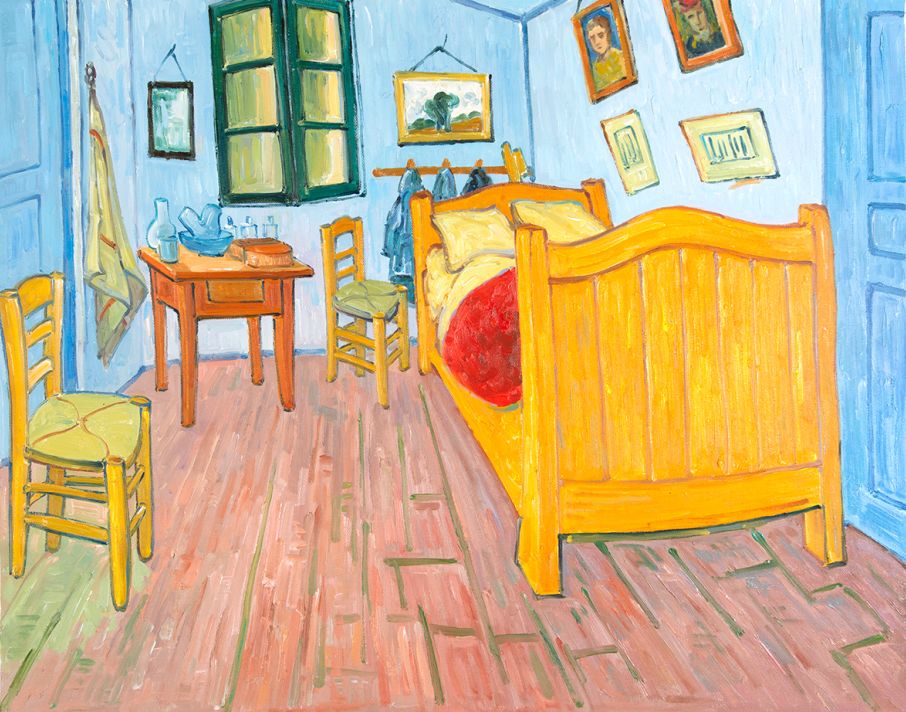 De Slaapkamer Van Gogh reproductie