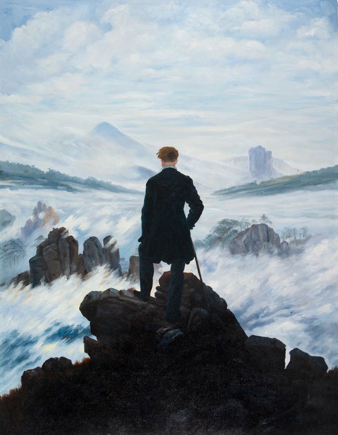 Wanderer above the Sea of Fog Friedrich reproduction