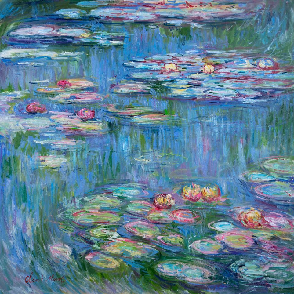 Waterlelies Tokio, Monet reproductie