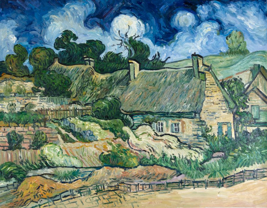 What did Van Gogh write about thatched cottages