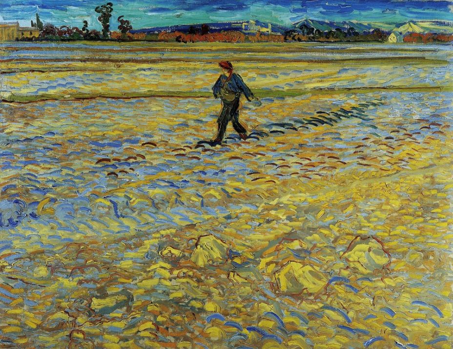 What do Van Gogh’s sowers symbolize?