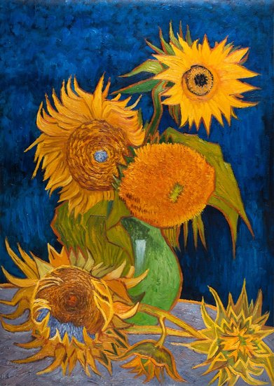 Van gogh clearance sunflowers original