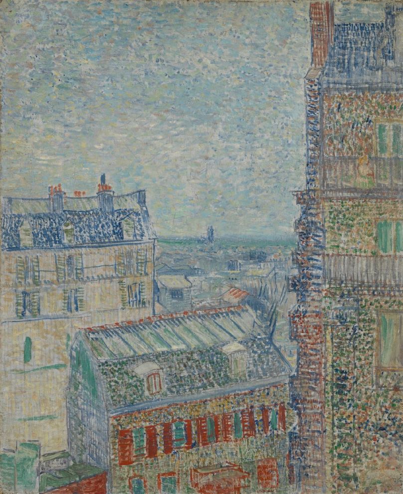 Where did Van Gogh live in Paris?