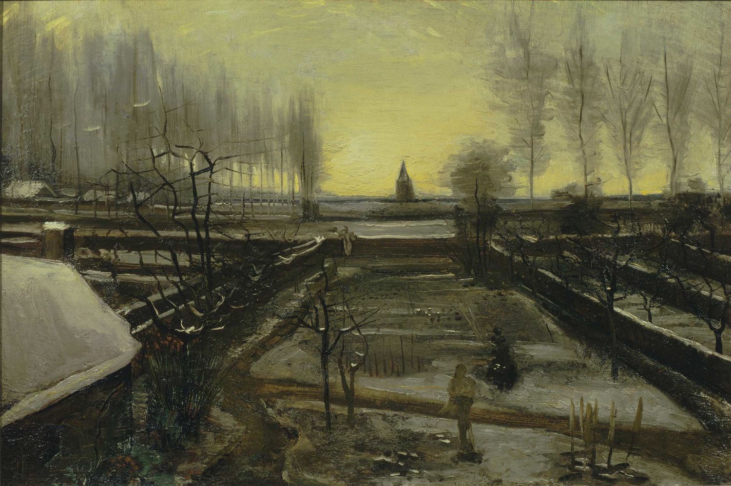 Where in Nuenen did Van Gogh paint?