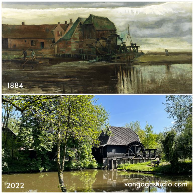 Where is Van Goghs Gennep Water Mill in Eindhoven