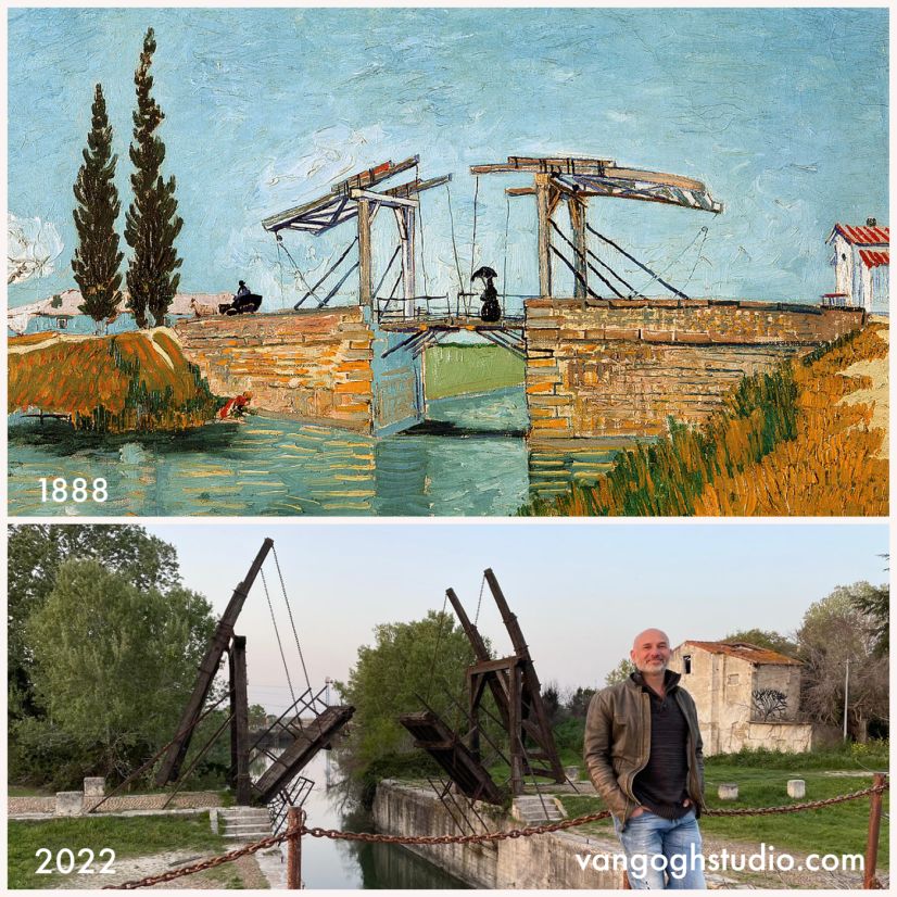 Where is Van Goghs Langlois Bridge near Arles