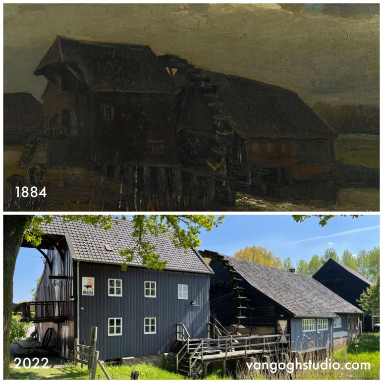 Where is Van Goghs Water Mill at Opwetten near Nuenen