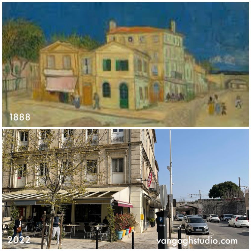 Where is Van Goghs Yellow House in Arles