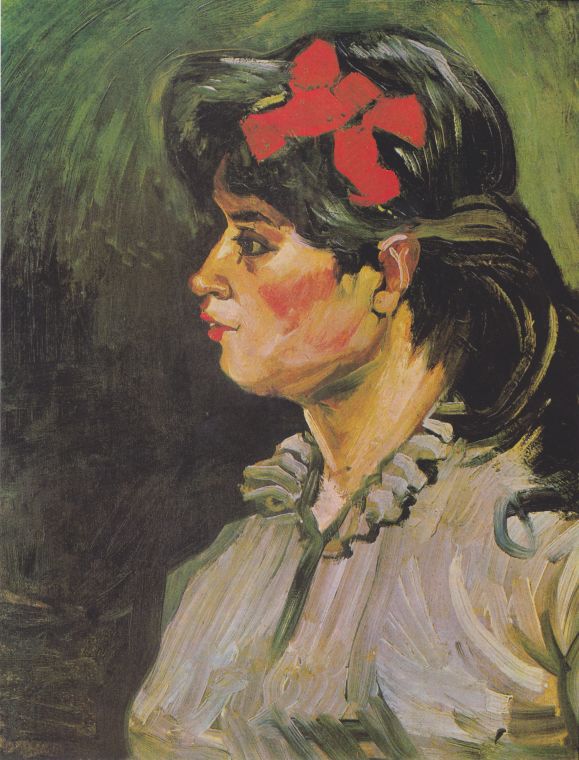 Who was Van Gogh’s Woman with Red Ribbon?