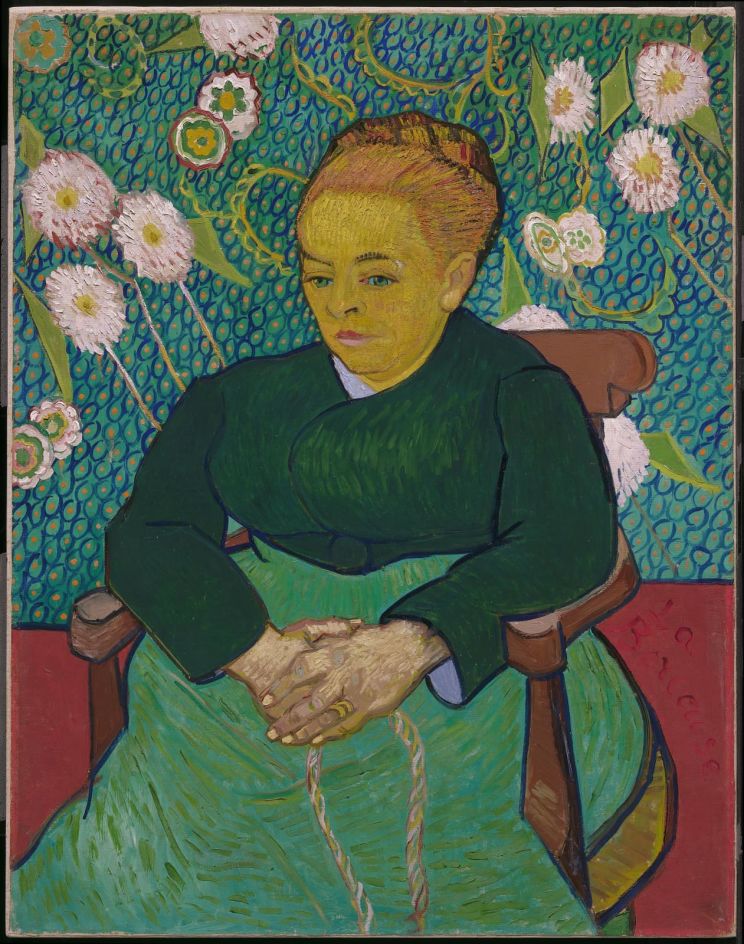 Why was Van Gogh happy with his portrait of Augustine Roulin?