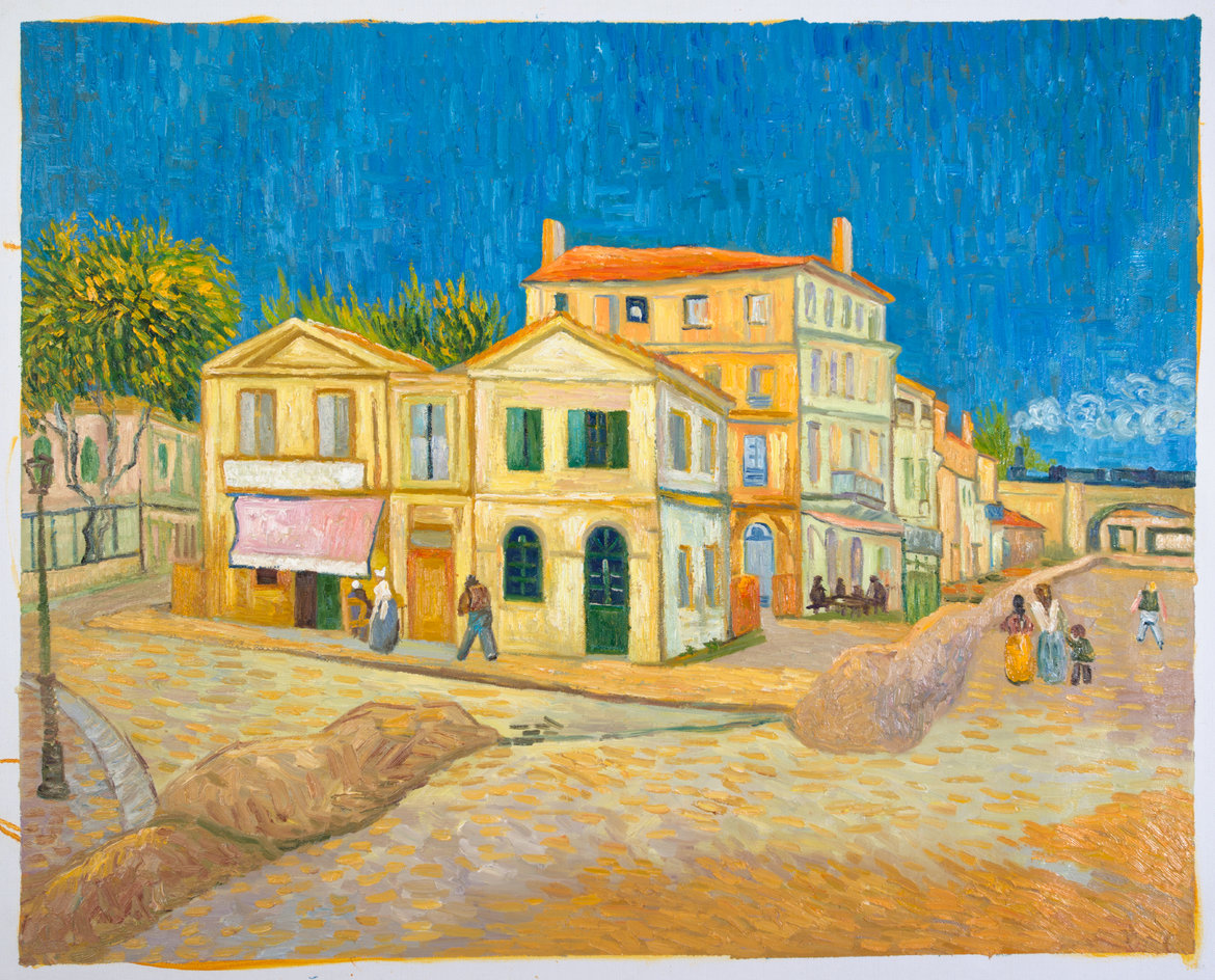 The Yellow House Oil Painting Reproduction Van Gogh Studio