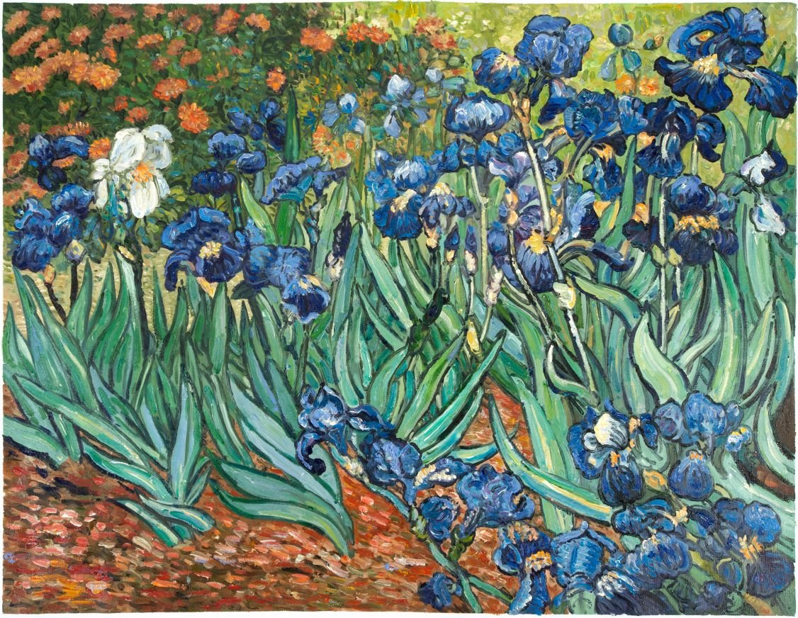 van gogh iris painting