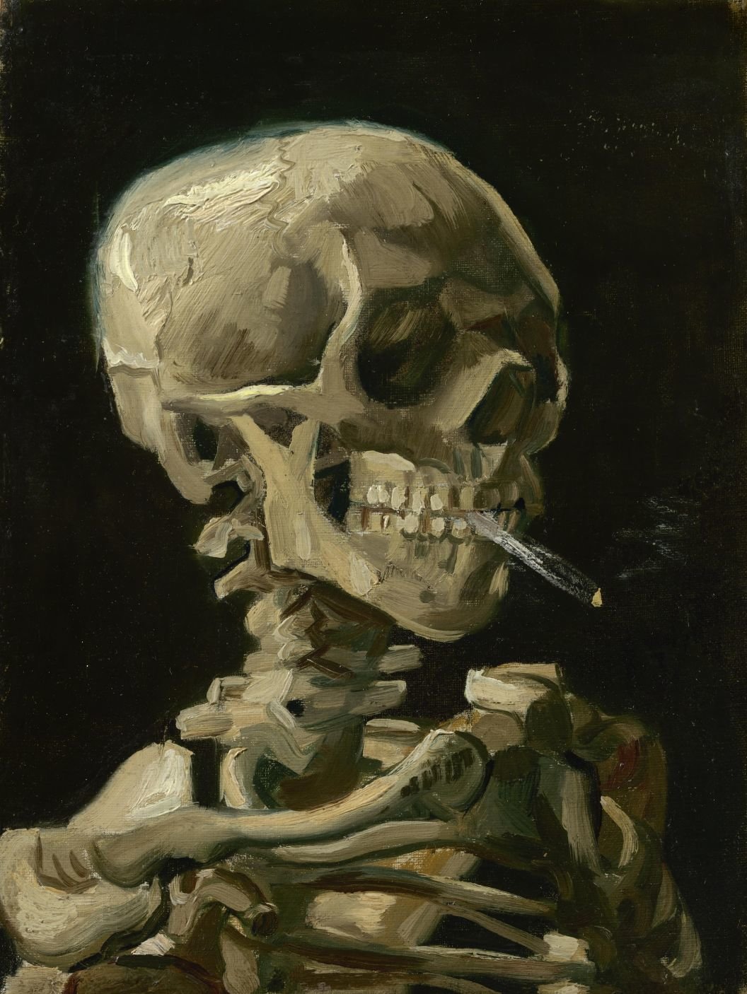 Did van Gogh smoke cigarettes?
