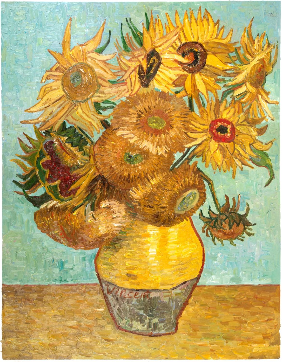 Vase with Twelve Sunflowers reproduction | Van Gogh Studio