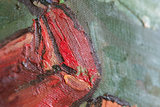 Crab on Its Back Oil Paiting Replica detail