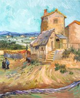 The Old Mill Van Gogh reproduction, hand-painted in oil on canvas