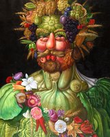Vertumnus Arcimboldo reproduction, hand-painted in oil on canvas