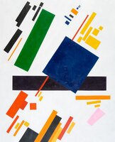 Suprematist Composition Kazimir Malevich reproduction, hand-painted in oil on canvas