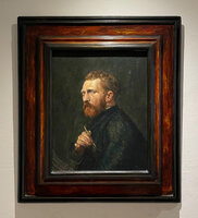 Van Gogh portrait by John Peter Russell replica, hand-painted in oil on canvas