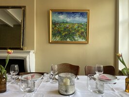 The Green Vineyard Keizer Culinair, hand-painted in oil on canvas