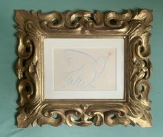 In the style of Pablo Picasso by Geert Jan Jansen, drawn on paper