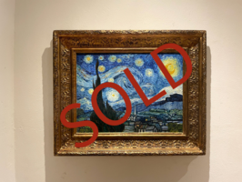 Starry Night Vincent van Gogh reproduction framed, hand-painted in oil on canvas