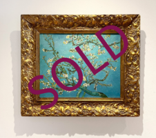 Blossoming Almond Tree framed Vincent van Gogh replica, hand-painted in oil on canvas