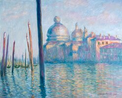 Le Grand Canal Monet reproduction, hand-painted in oil on canvas